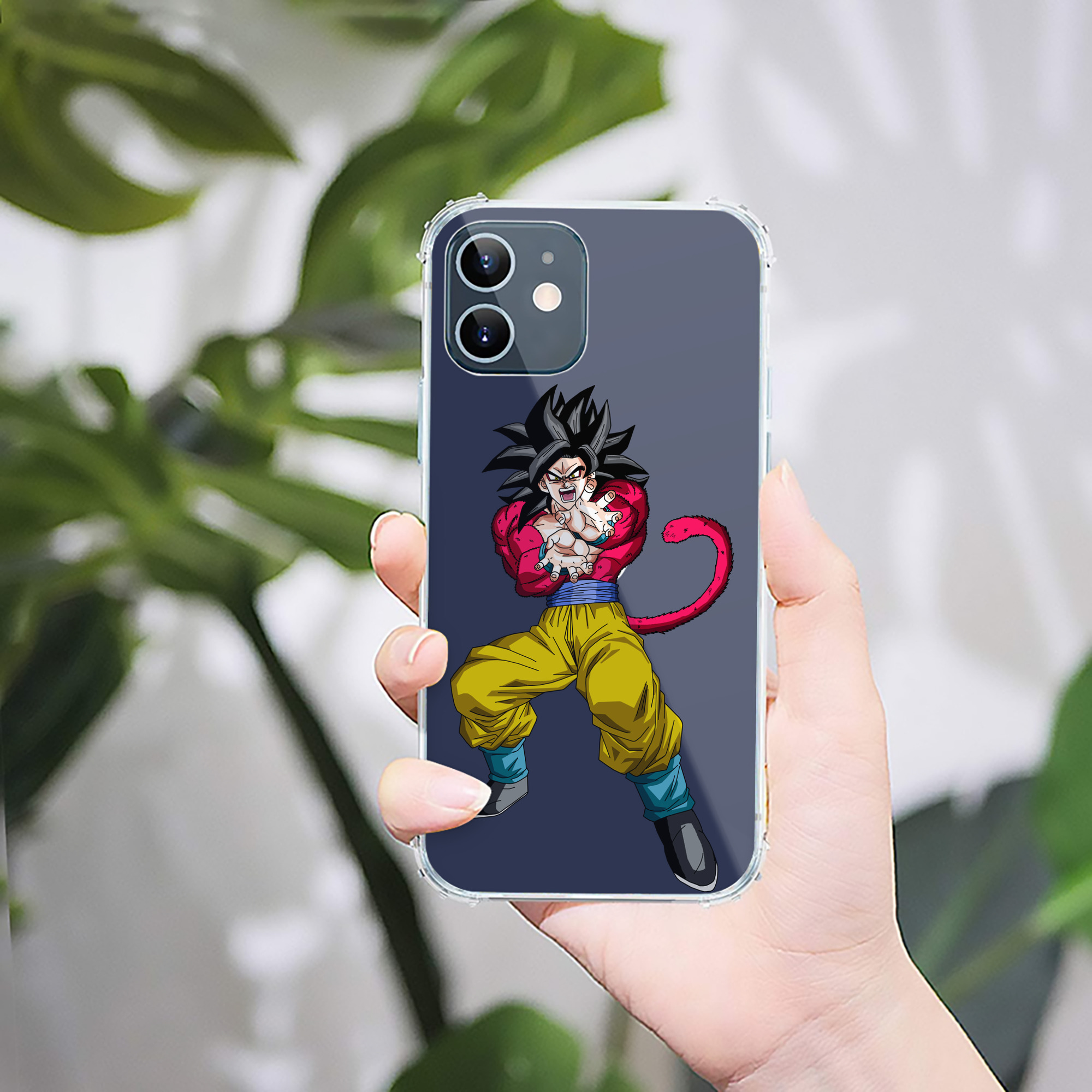 （画像用） ドラゴンボール 孫悟空（そん ごくう）Son Goku カカロット DRAGON BALL Kakarotto 【iPhone 12シリーズ対応】透明スマホケース（クリアソフトケース）
